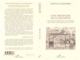 Une discipline de la distance, L'institutionnalisation universitaire des études philosophiques au Chili