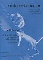 Two Sonatas, B Major / F Major. cello and basso continuo.