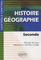 Histoire géographie seconde