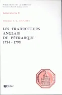 Les Traducteurs anglais de Pétrarque (1754-1798)
