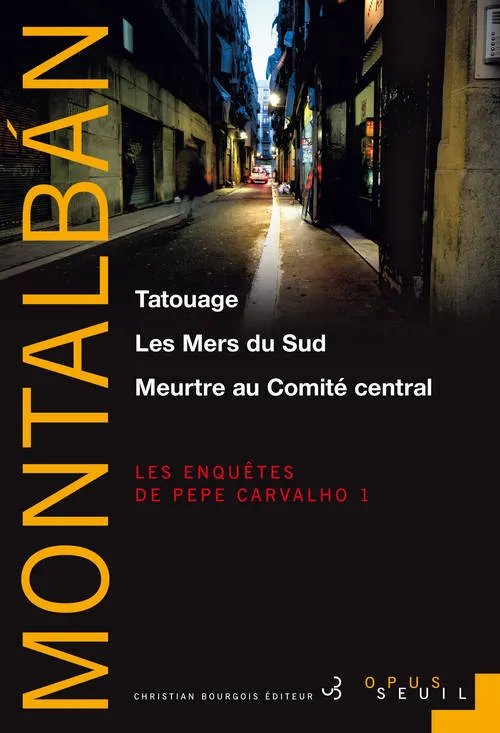 Livres Polar Policier et Romans d'espionnage 1, Les Enquêtes de Pepe Carvalho, 1 Manuel Vázquez Montalbán