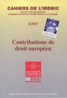 Contributions de droit européen