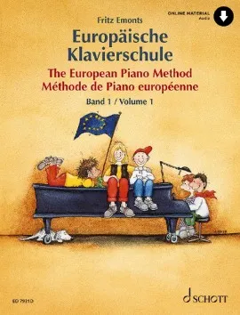 Vol. 1, Méthode de Piano européenne, Vol. 1. piano.