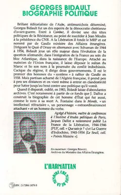 Georges Bidault, Biographie politique