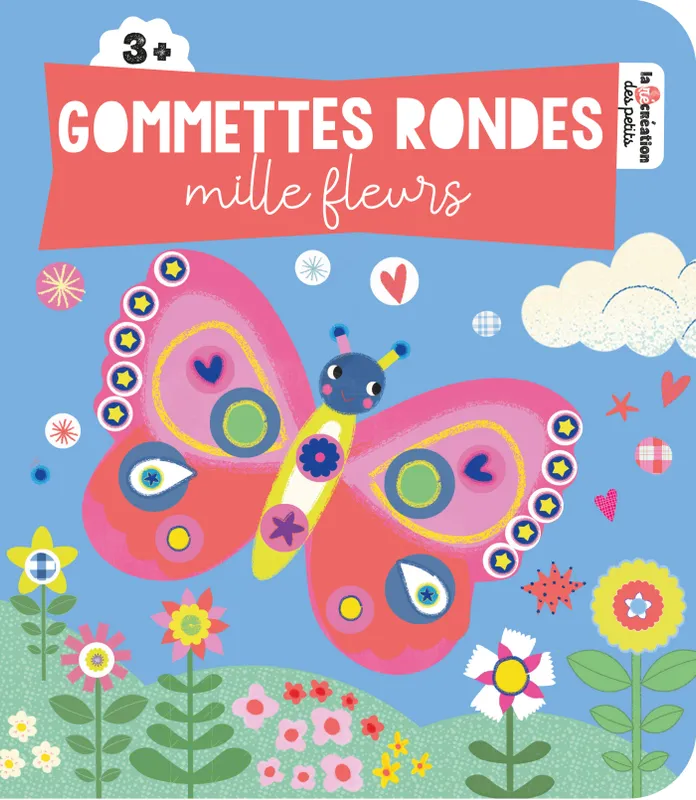 Jeux et Jouets Loisirs créatifs Pochettes créatives Stickers et gommettes Gommettes rondes mille fleurs Sarah Brezzi