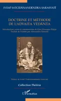 Doctrine et méthode de l'Advaita Vedānta