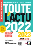Toute l'actu 2022 - Sujets et chiffres clefs de l'actualité - 2023 mois par mois