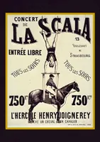 Carnet Blanc, Affiche La Scala 