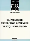 Eléments de traduction comparée français