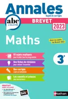 Annales Brevet 2023 Maths - Corrigés