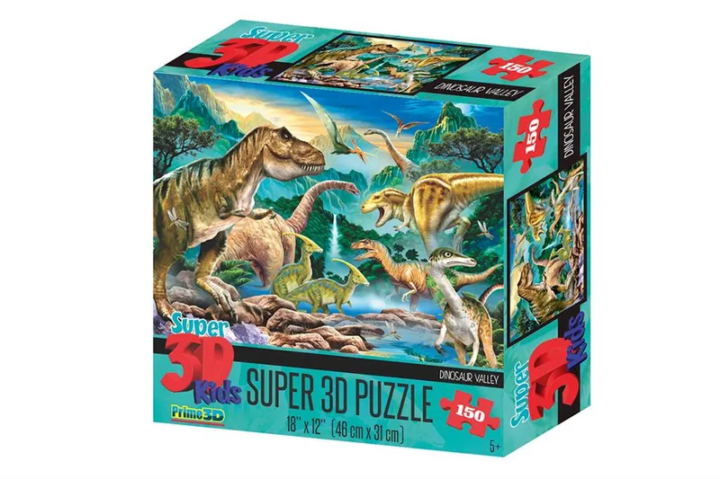 Vallée des Dinosaures puzzle 150 pièces 3D kids Howard Robinson