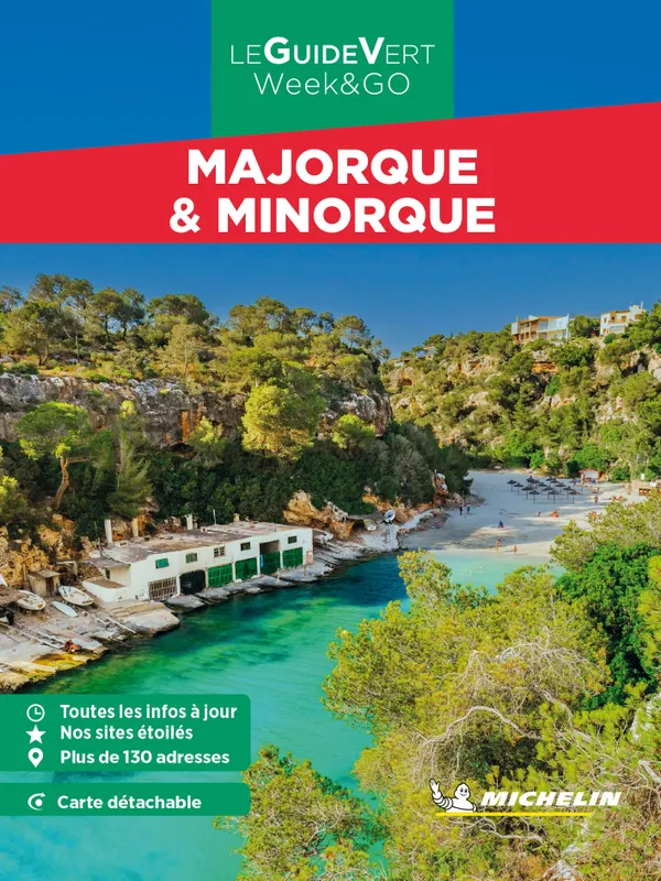 Livres Loisirs Voyage Guide de voyage Guide Vert WE&GO Majorque & Minorque Manufacture française des pneumatiques Michelin,