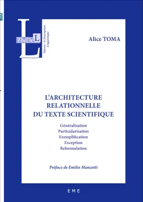 L'architecture relationnelle du texte scientifique, Généralisation, particularisation, exemplification, exception, reformulation