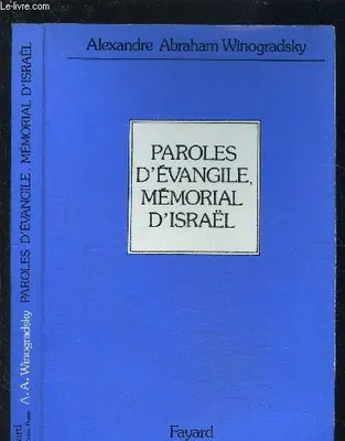 PAROLES D EVANGILE MEMORIAL D ISRAEL