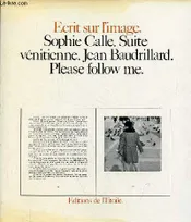 Suite vénitienne - Please follow me - Collection écrit sur l'image.