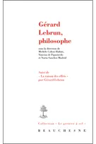 Gérard Lebrun philosophe