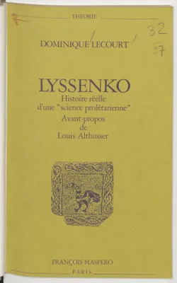 Lyssenko Histoire réelle d'une 