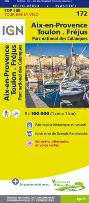 Top100172 Aix-En-Provence/Marseille/Frejus  1/100.000