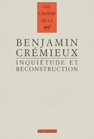 Inquiétude et reconstruction, Essai sur la littérature d'après-guerre (1931)