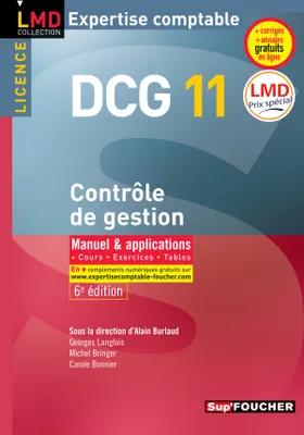 OPE LMD DCG 11 CONTROLE DE GESTION 6E EDITION