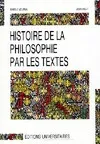 Histoire de la philosophie par les textes