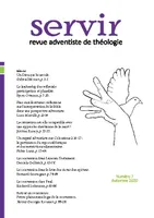 Servir N°7, Revue adventiste de théologie - Automne 2020