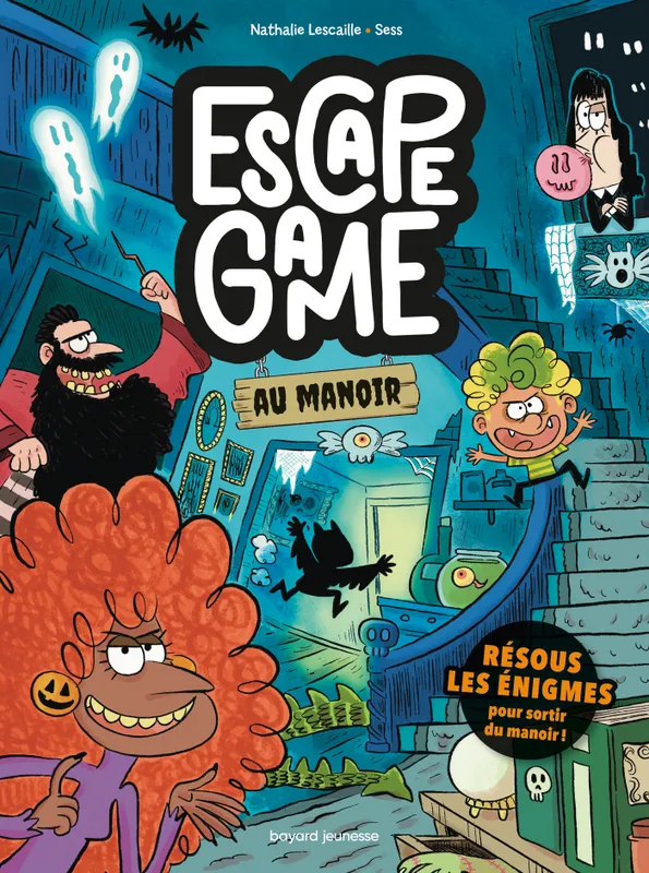 Livres Jeunesse de 6 à 12 ans Premières lectures 1, Escape game, Tome 01, Escape game au manoir Nathalie Lescaille