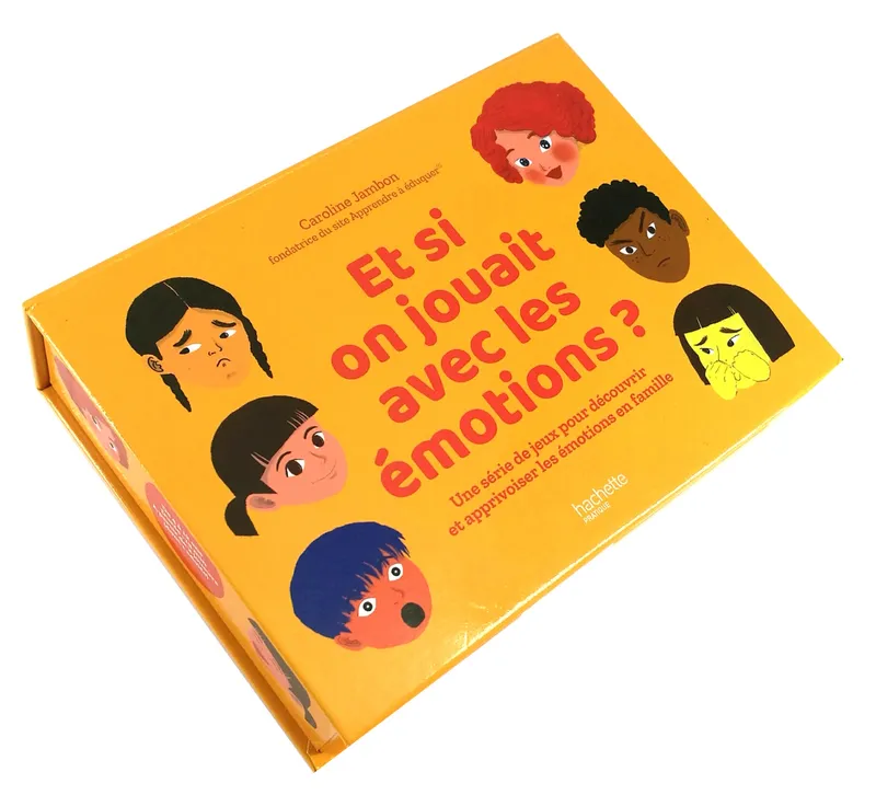 Livres Vie quotidienne Parentalité Et si on jouait avec les émotions ?, Une série de jeux pour découvrir et apprivoiser les émotions en famille Caroline Jambon