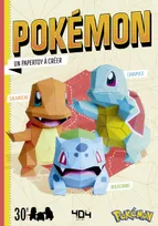 Papertoy Pokémon Starters : Bulbizarre, Carapuce et Salamèche