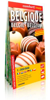 Belgique  1/300.000 (Comfort !Map Laminée)