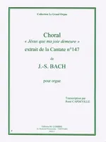 Choral Jésus que ma joie demeure extr. Cantate 147