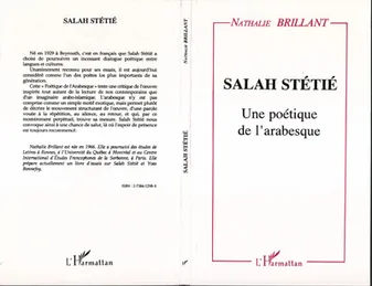 Salah Stetie, Une poétique de l'arabesque
