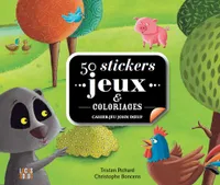 Les enquêtes de John Doeuf, Cahier-Jeu John Doeuf Jeux et coloriages, 50 stickers