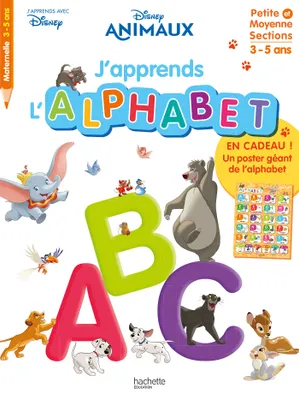 Disney - J'apprends l'alphabet avec les animaux Disney (dès 3 ans)