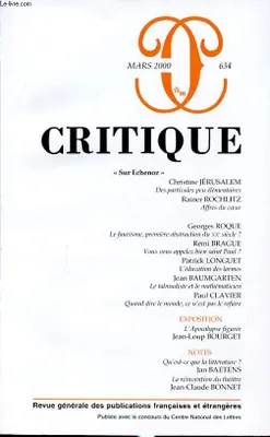 Revue critique 634