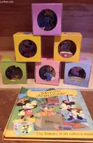 Minnie déménage (Livre animé Pop-up à système), une histoire et six cubes à monter