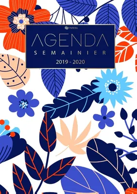 Agenda Journalier 2019 2020 - Agenda Semainier Août 2019 à Décembre 2020 Calendrier Agenda de Poche, Agenda 2019 - 2020
