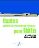 Études extraites de la méthode volume 2 pour flûte