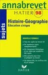 Annabrevet 98 sujets histoire geographie