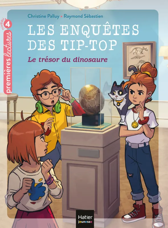 Les enquêtes des Tip-top, 9, Les enquêtes des Tip Top - Le trésor du dinosaure CP/CE1 dès 7 ans, Le trésor du dinosaure Christine Palluy