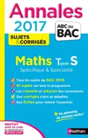 Annales BAC 2017 maths S Spé & Spé - corrigé