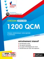 1 200 QCM pour réussir l'écrit et l'oral 2019-2020 - numéro 5 - cat C (Intégrer fonct publique) 2018
