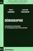 Démographie, approche statistique et dynamique des populations