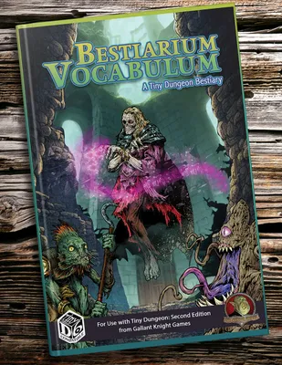 Bestiarium Vocabulum: A TinyD6 Bestiary (hardcover, standard color book)