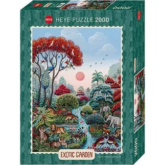 Puzzle 2000 pcs - Exotic Garden Wildlife