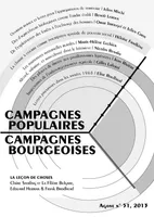 Agone 51, « Campagnes populaires, campagnes bourgeoises »