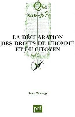 La Déclaration des Droits de l'Homme et du Citoyen (26 août 1789), 26 août 1789