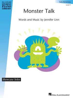 Monster Talk, Hal Leonard Student Piano Library Showcase Solos Early Elementary - Level 1