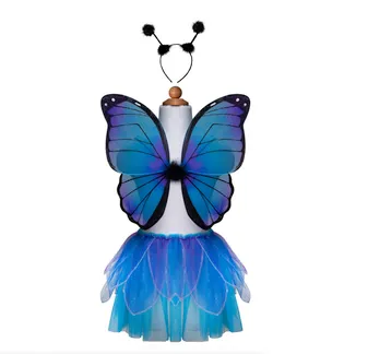 Ensemble robe de papillon avec ses ailes 4-6 ans