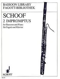 Two Impromptus, bassoon and piano.